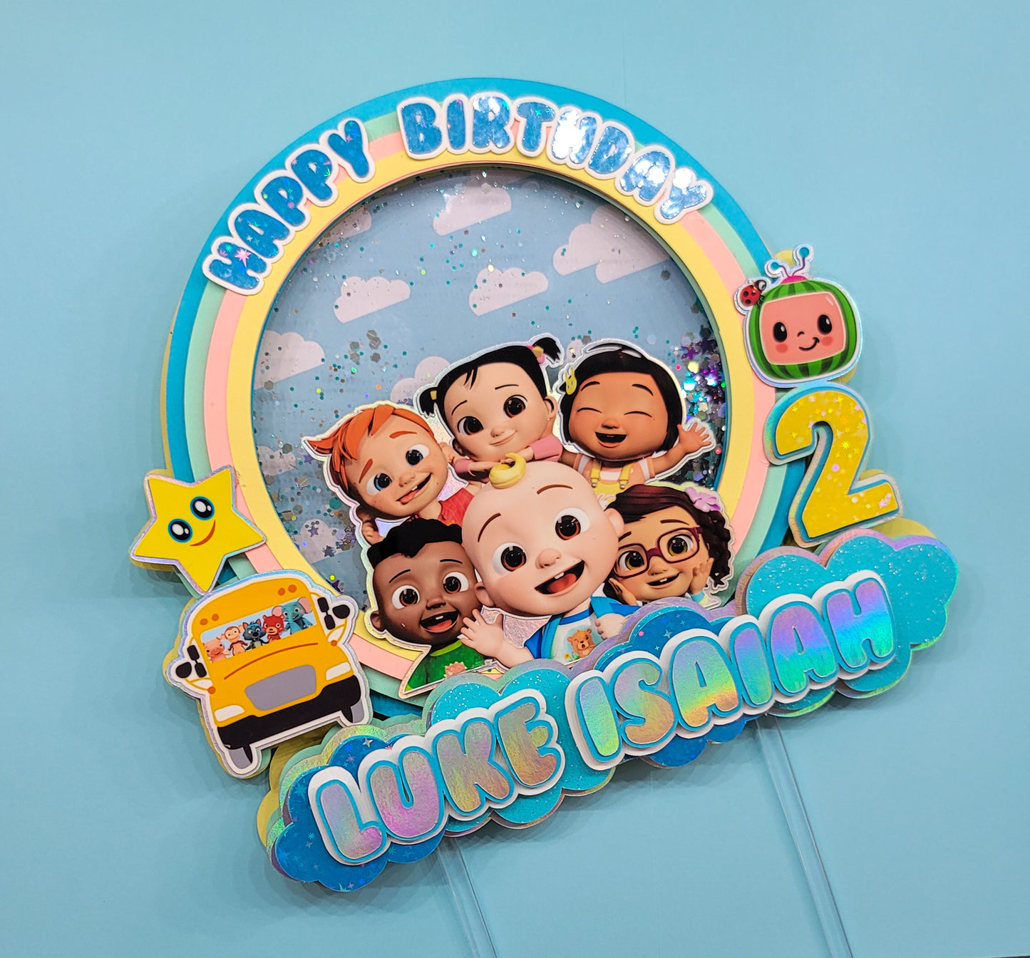 Preschoolers cake topper