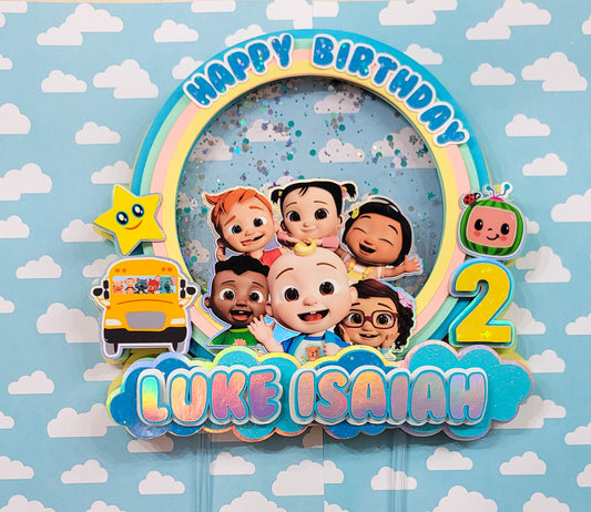 Preschoolers cake topper