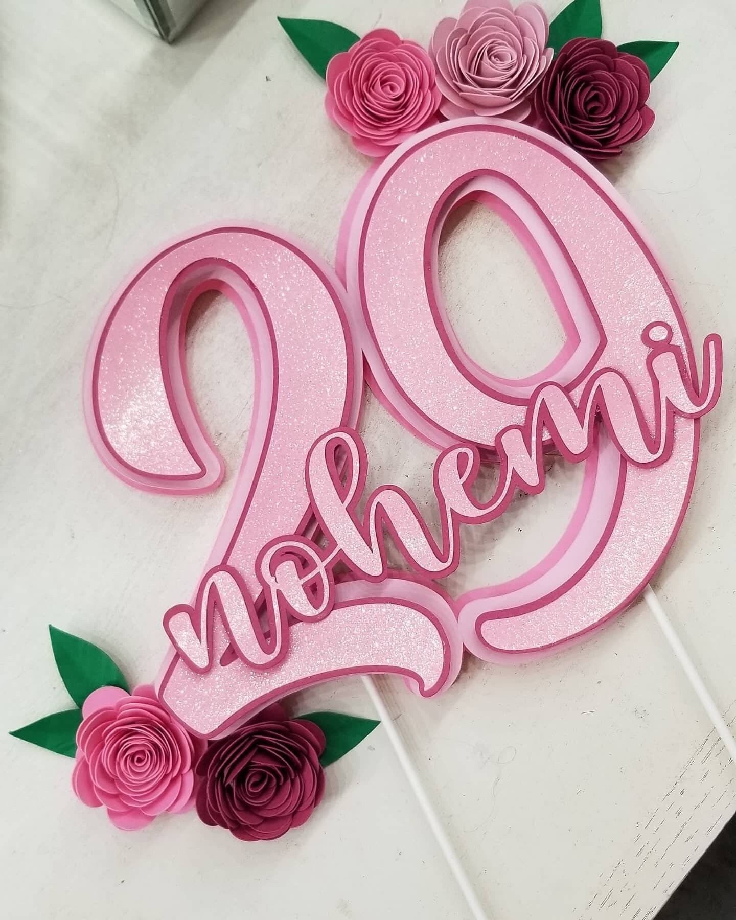 large number cake topper