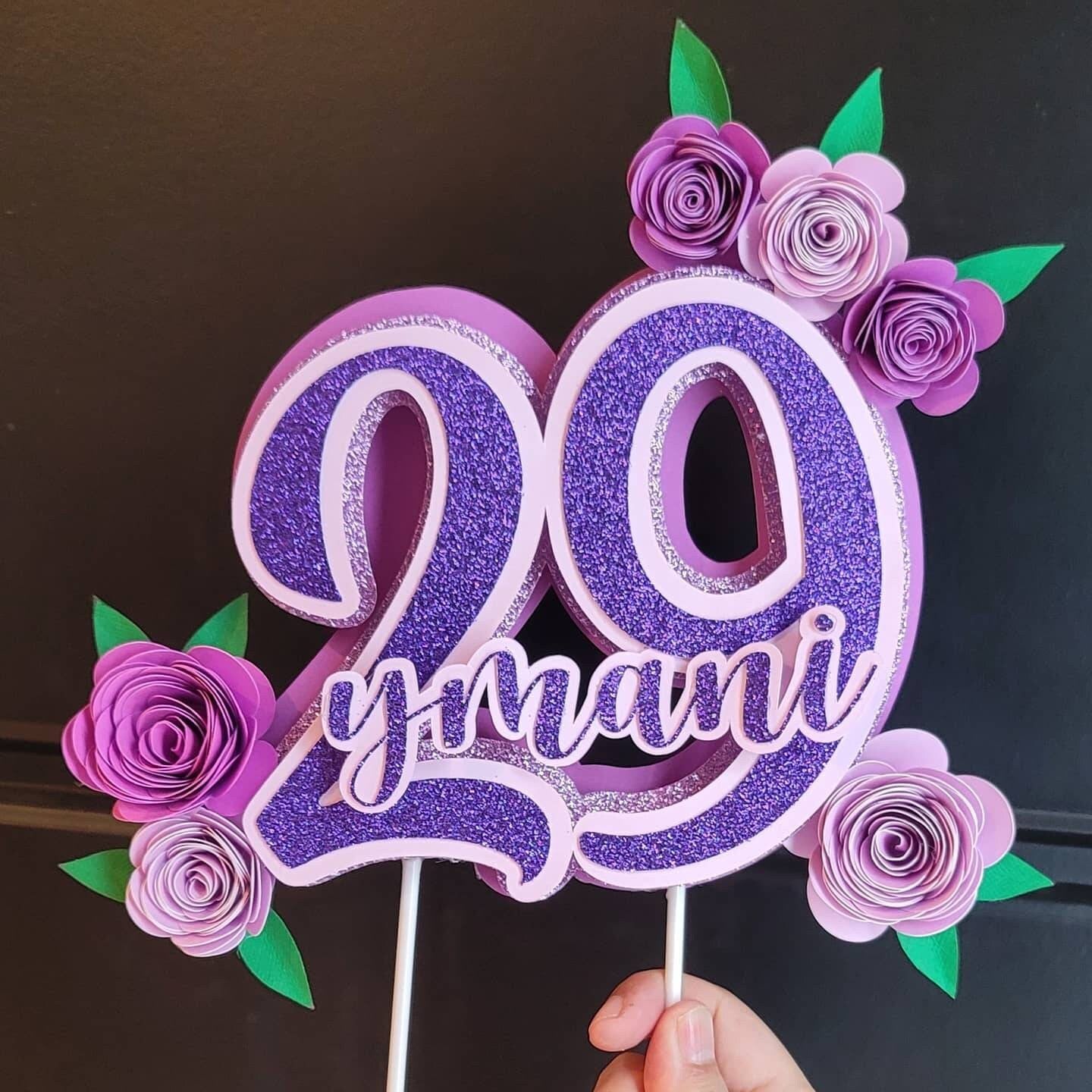 large number cake topper